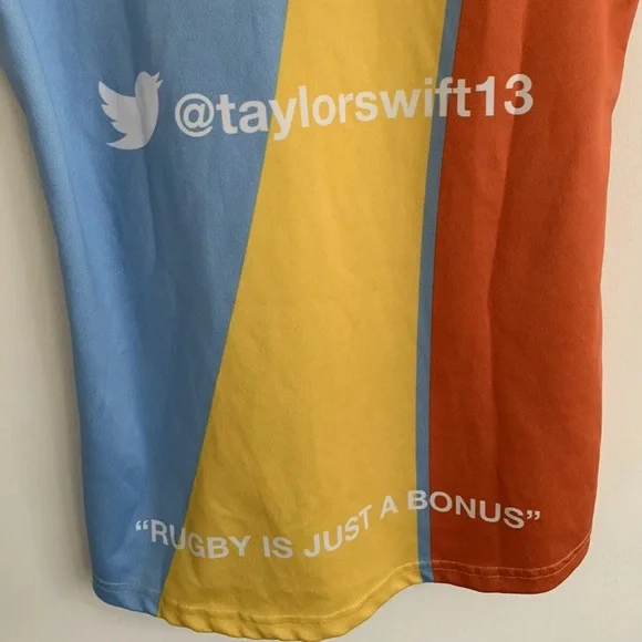 Akuma Rugby Jersey Ekhwan Rugby Football Club Yellow Size Large Taylor Swift - Picture 7 of 12